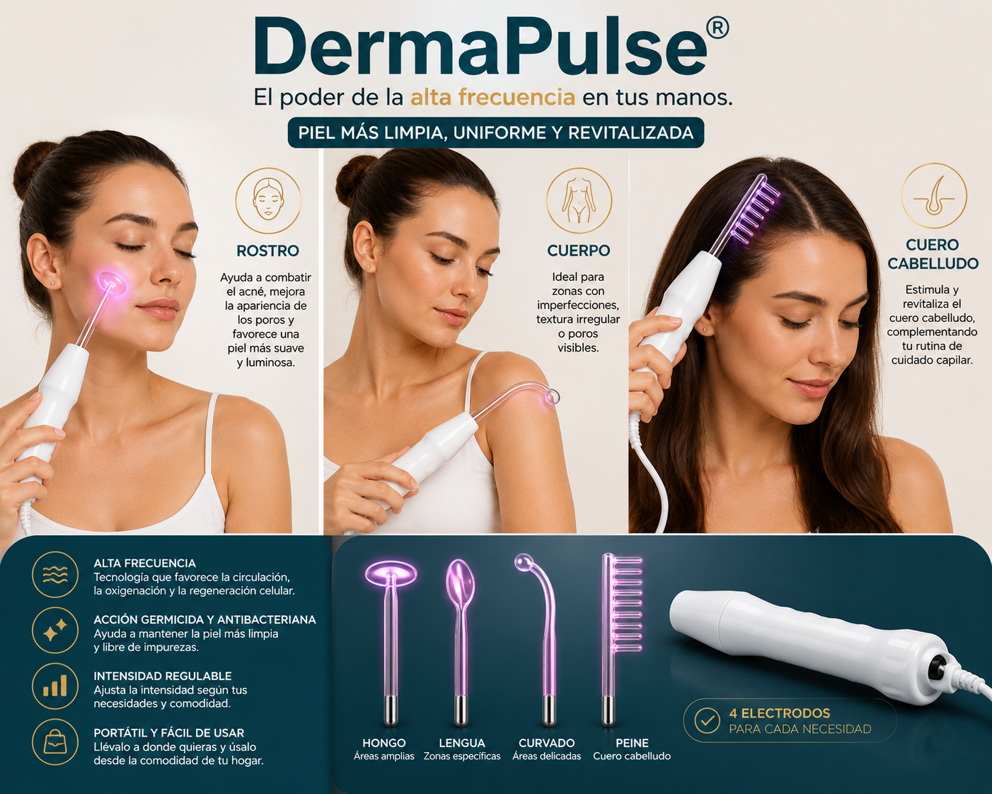 Alta Frecuencia Facial y Capilar