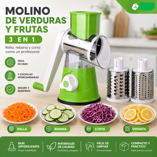 Molino rallador y picador de alimentos