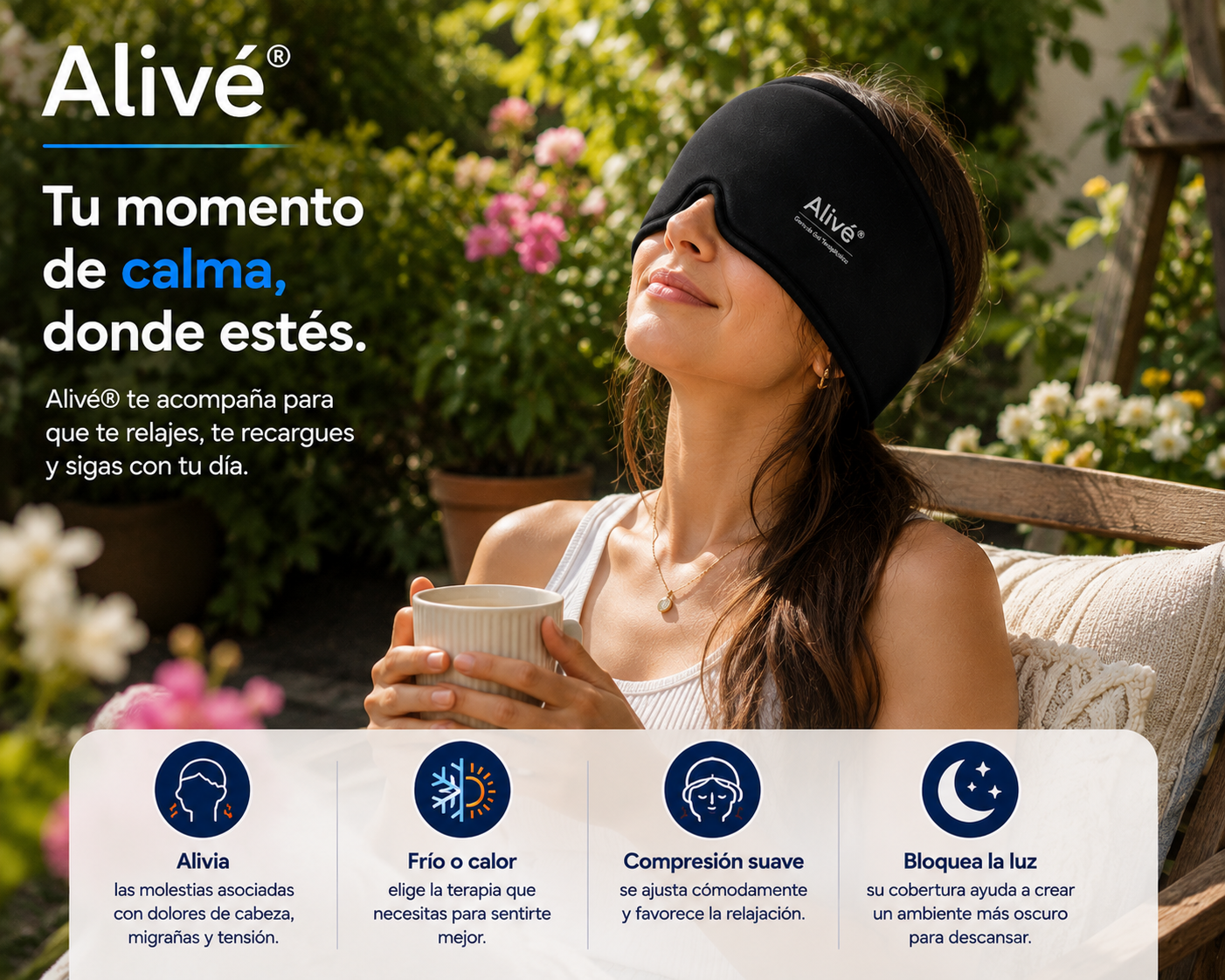 Gorro de Gel - Alivio Migraña Dolor Cabeza